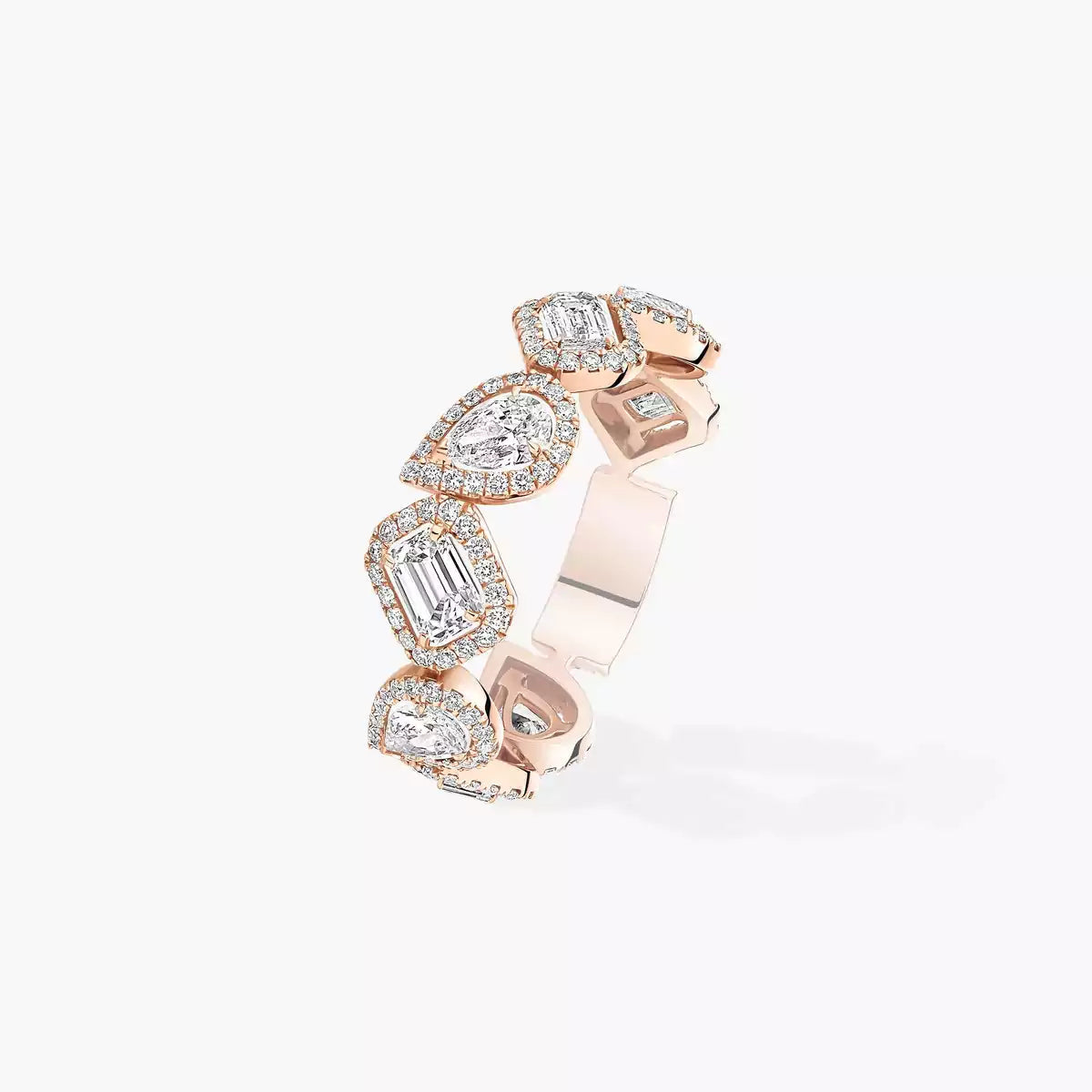 [NOBLE AURA]Diamond Wedding Ring My Twin