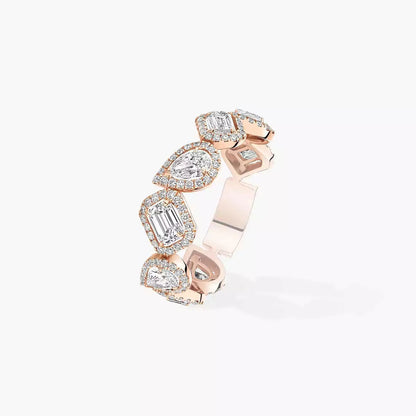 [NOBLE AURA]Diamond Wedding Ring My Twin