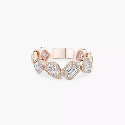 [NOBLE AURA]Diamond Wedding Ring My Twin