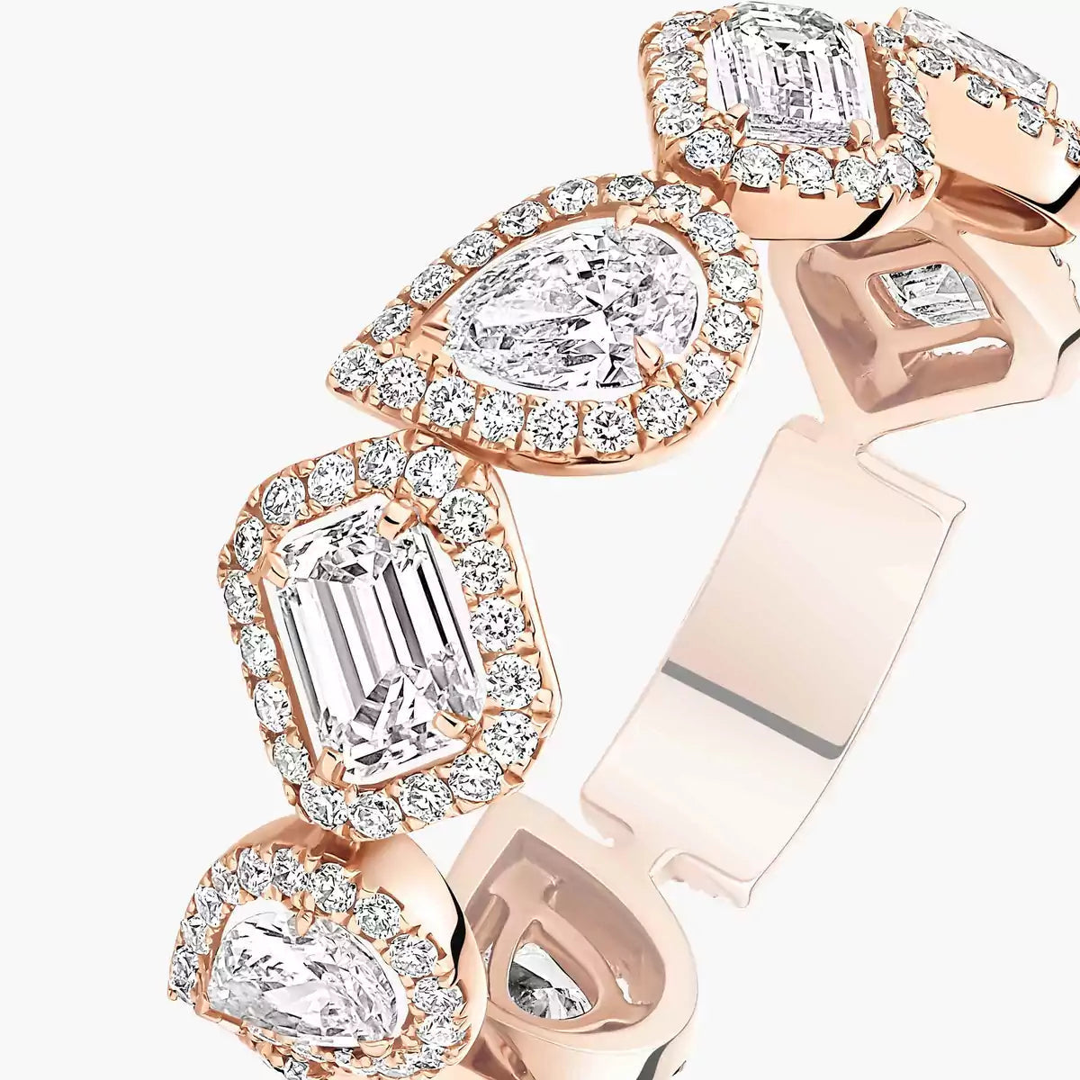 [NOBLE AURA]Diamond Wedding Ring My Twin