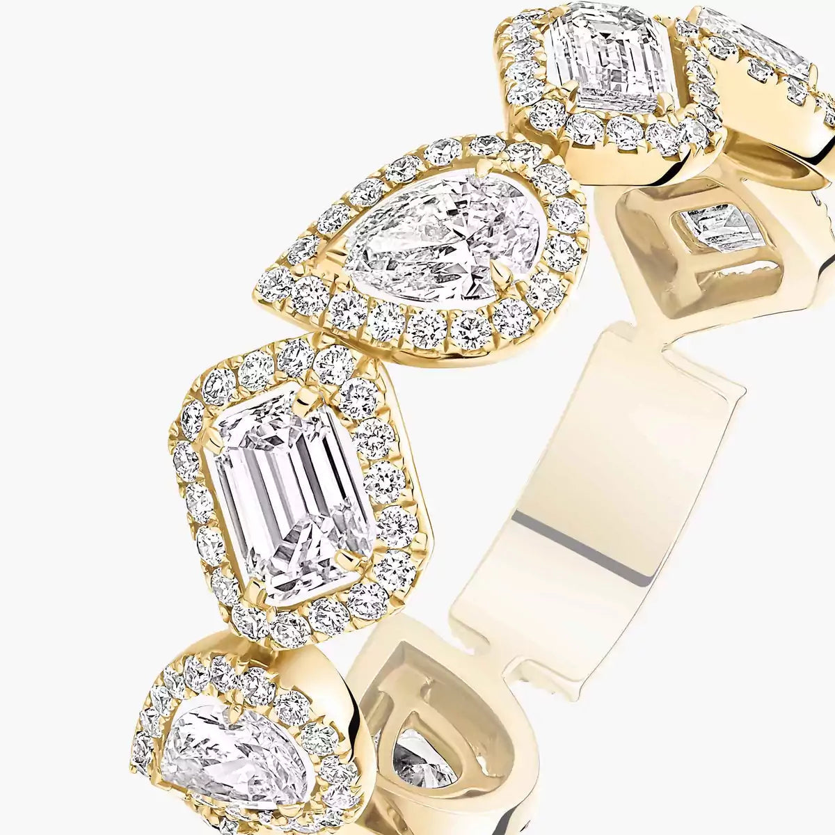[NOBLE AURA]Diamond Wedding Ring My Twin