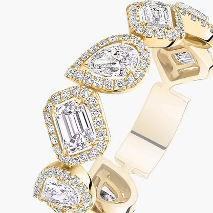 [NOBLE AURA]Diamond Wedding Ring My Twin