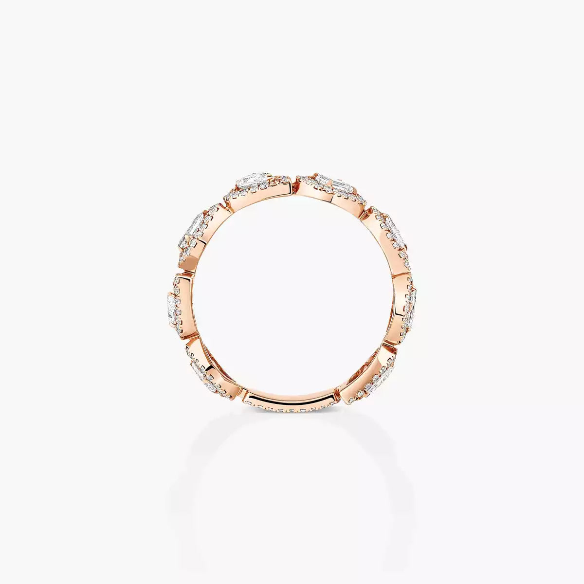 [NOBLE AURA]Diamond Wedding Ring My Twin