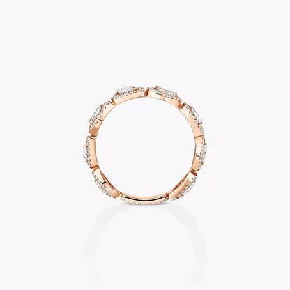 [NOBLE AURA]Diamond Wedding Ring My Twin
