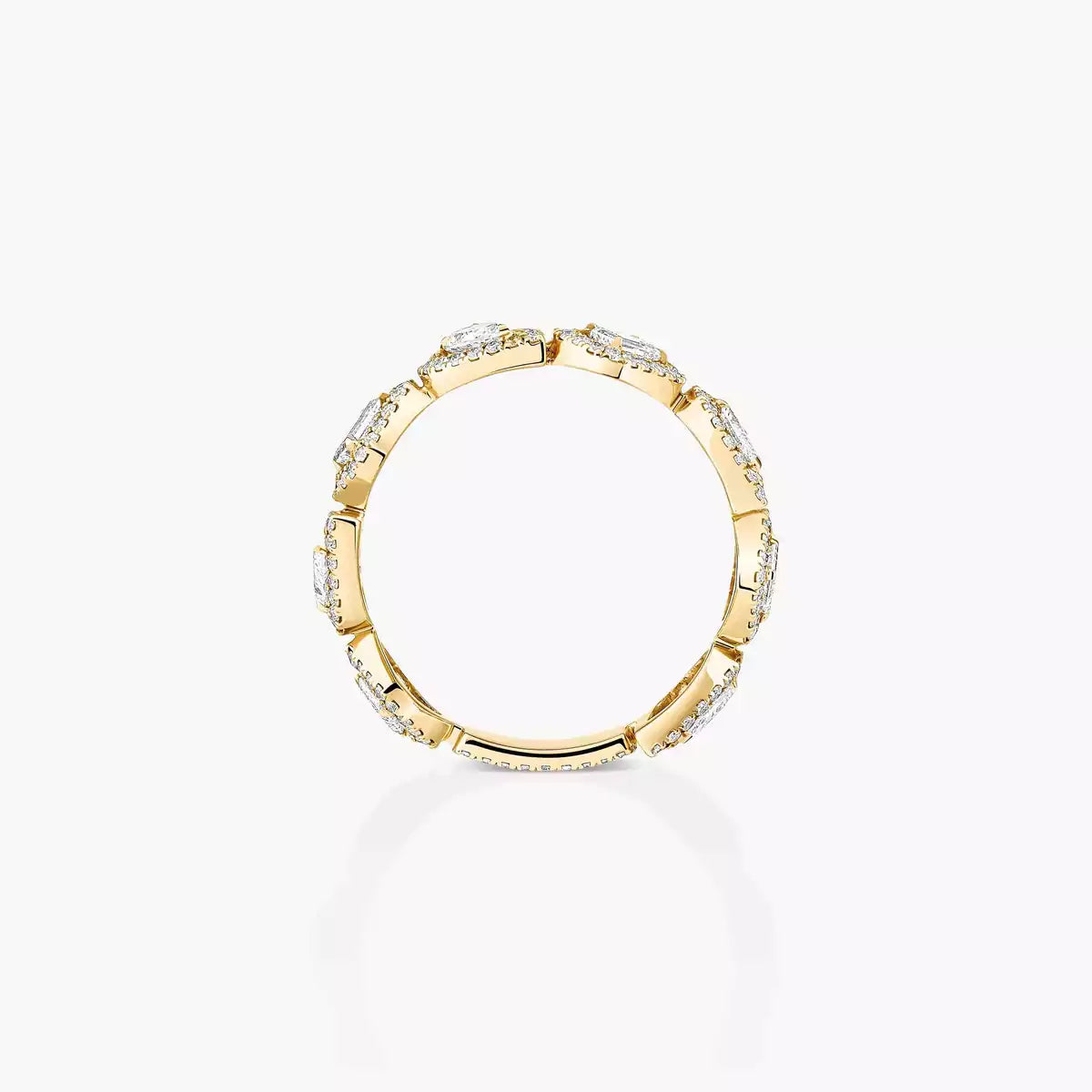 [NOBLE AURA]Diamond Wedding Ring My Twin