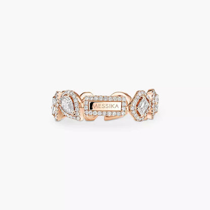 [NOBLE AURA]Diamond Wedding Ring My Twin