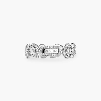 [NOBLE AURA]Diamond Wedding Ring My Twin