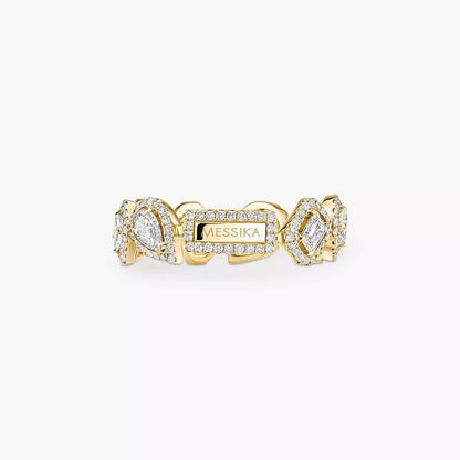 [NOBLE AURA]Diamond Wedding Ring My Twin