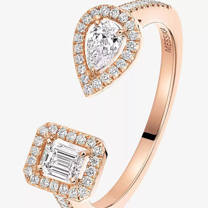 [NOBLE AURA]My Twin Toi Gold Diamond Ring