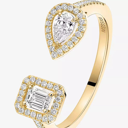 [NOBLE AURA]My Twin Toi Gold Diamond Ring
