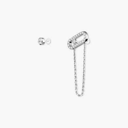 [NOBLE AURA]Move Uno Diamond Earrings