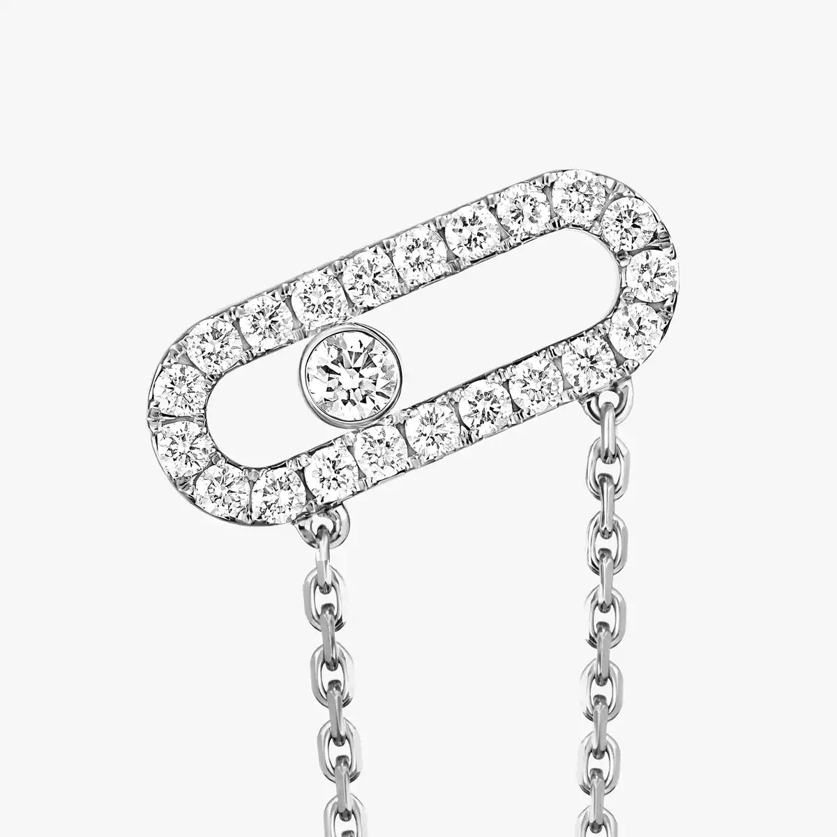 [NOBLE AURA]Move Uno Diamond Earrings