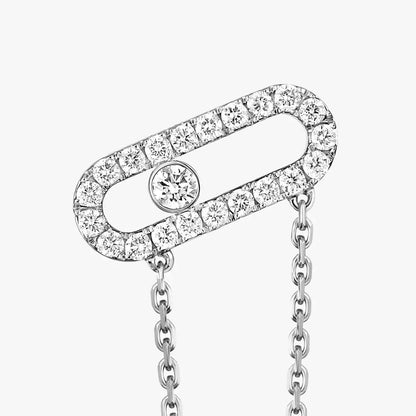 [NOBLE AURA]Move Uno Diamond Earrings