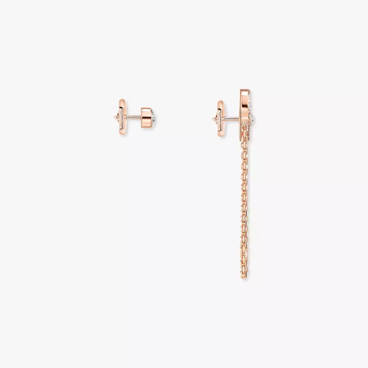 [NOBLE AURA]Move Uno Diamond Earrings
