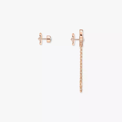 [NOBLE AURA]Move Uno Diamond Earrings
