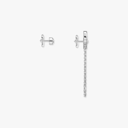 [NOBLE AURA]Move Uno Diamond Earrings