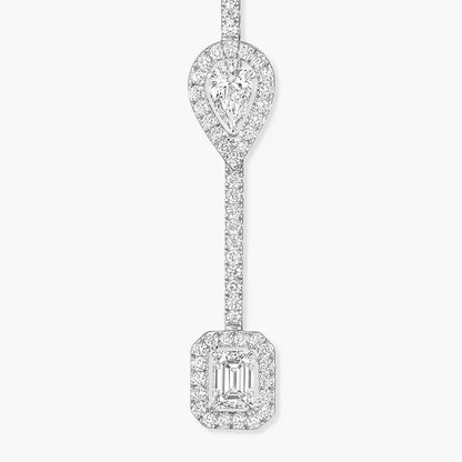 [NOBLE AURA]Diamond Drop Earrings My Twin