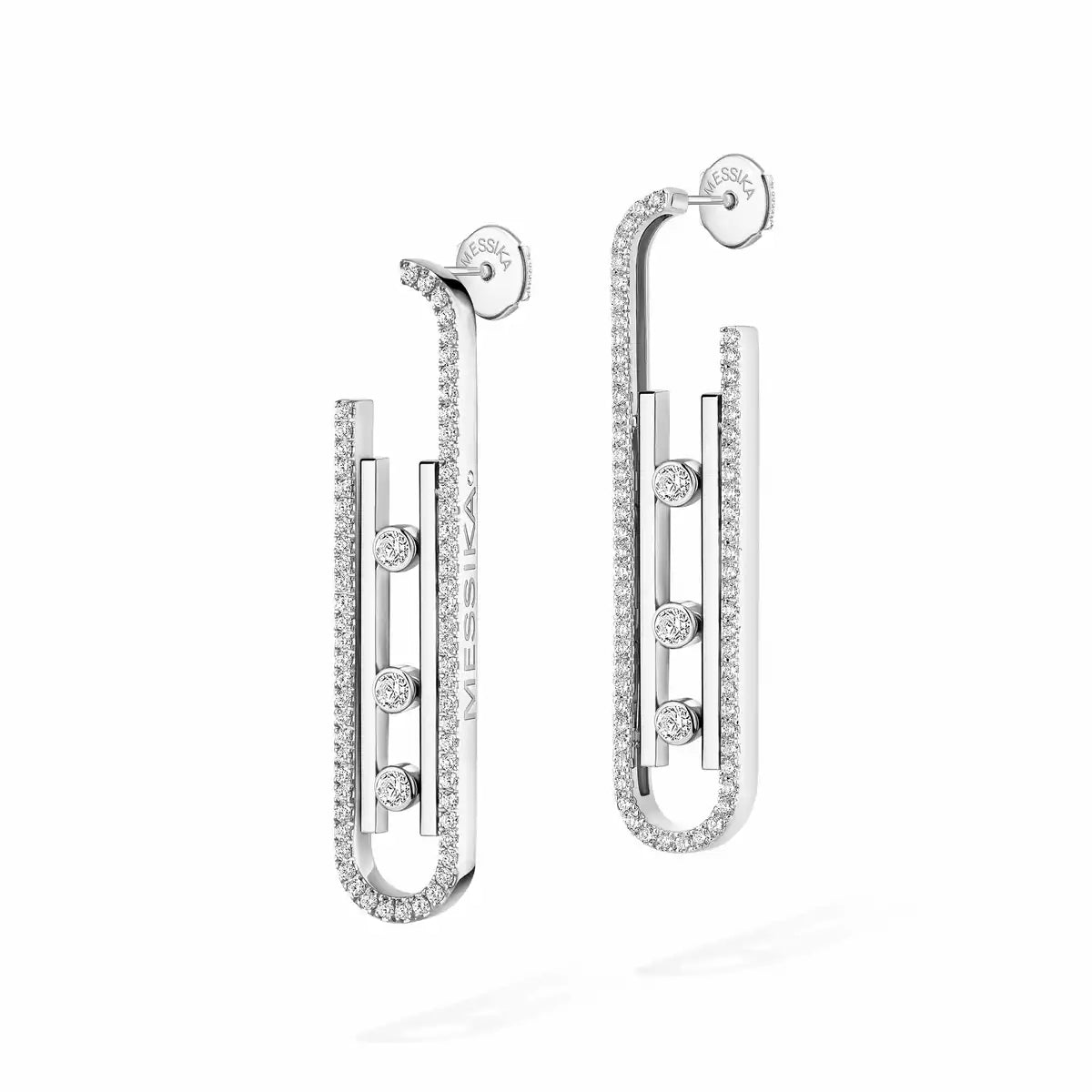 [NOBLE AURA]Diamond Pendant Earrings Move 10Th
