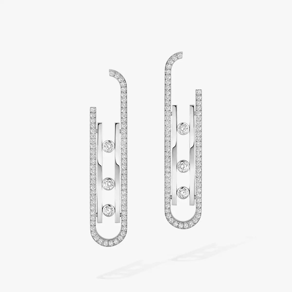 [NOBLE AURA]Diamond Pendant Earrings Move 10Th