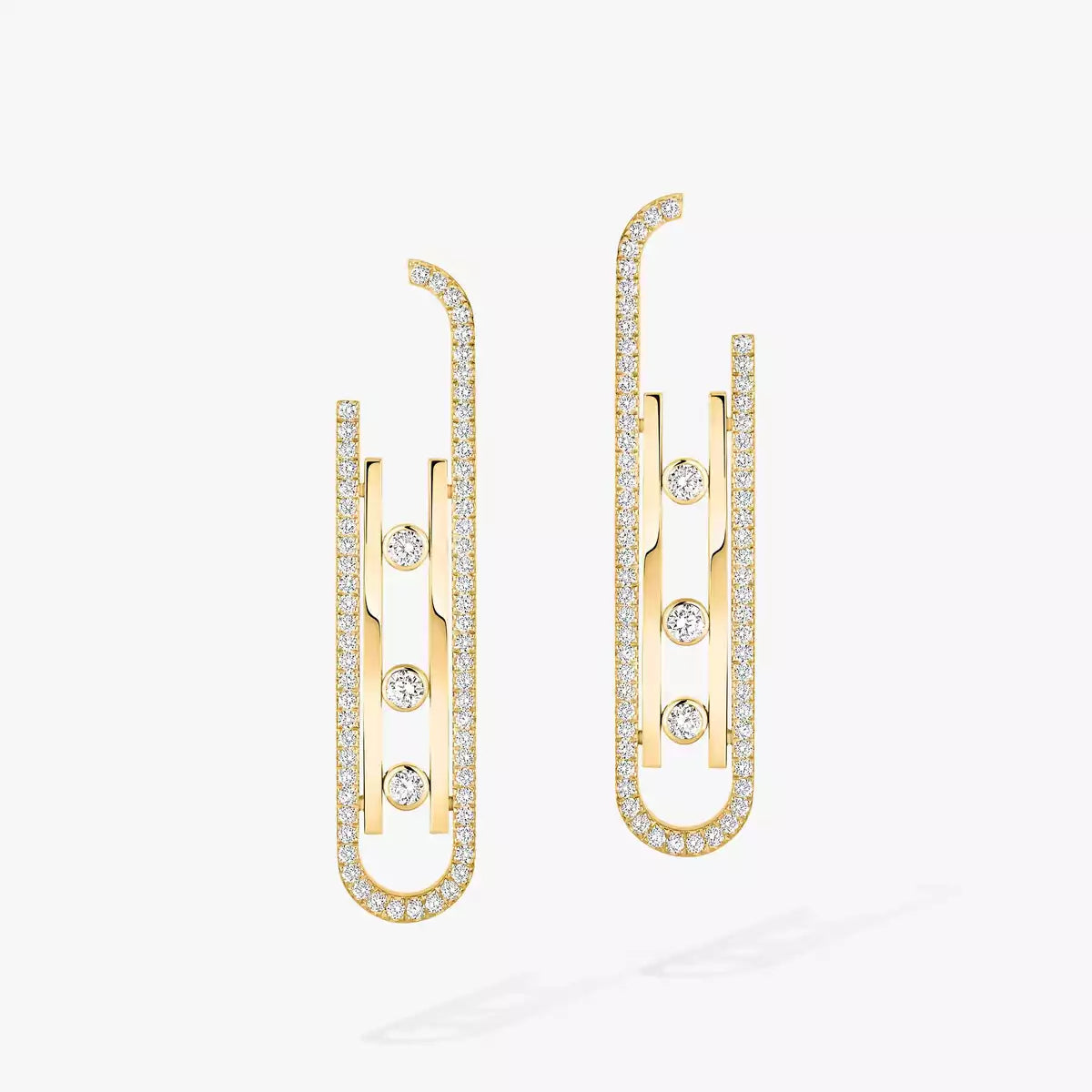 [NOBLE AURA]Diamond Pendant Earrings Move 10Th
