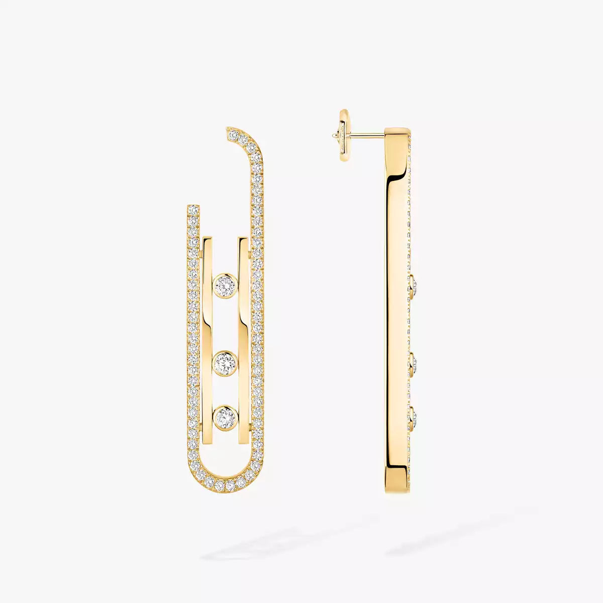 [NOBLE AURA]Diamond Pendant Earrings Move 10Th