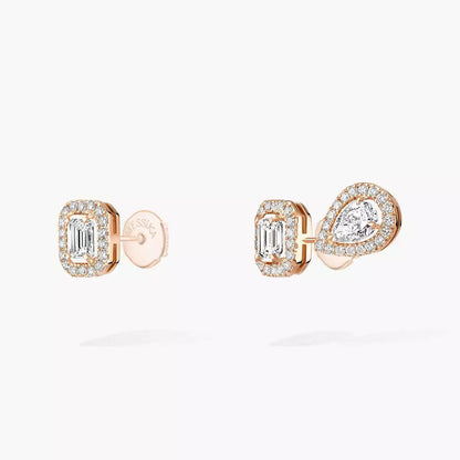 [NOBLE AURA]Diamond Earrings 0,10ct My Twin 1+2