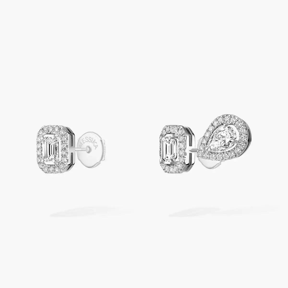 [NOBLE AURA]Diamond Earrings 0,10ct My Twin 1+2