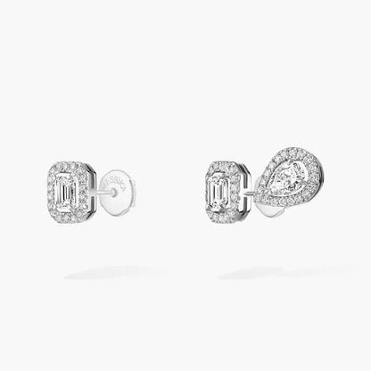 [NOBLE AURA]Diamond Earrings 0,10ct My Twin 1+2