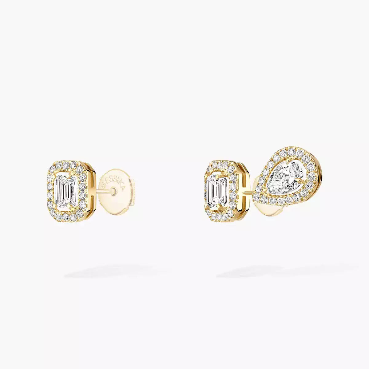 [NOBLE AURA]Diamond Earrings 0,10ct My Twin 1+2