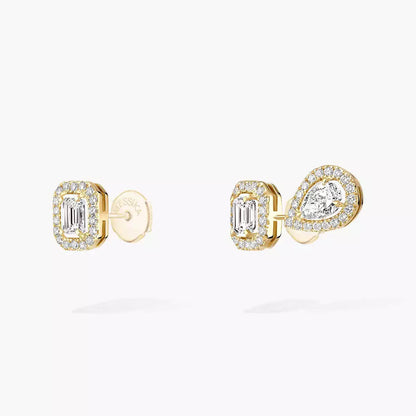 [NOBLE AURA]Diamond Earrings 0,10ct My Twin 1+2