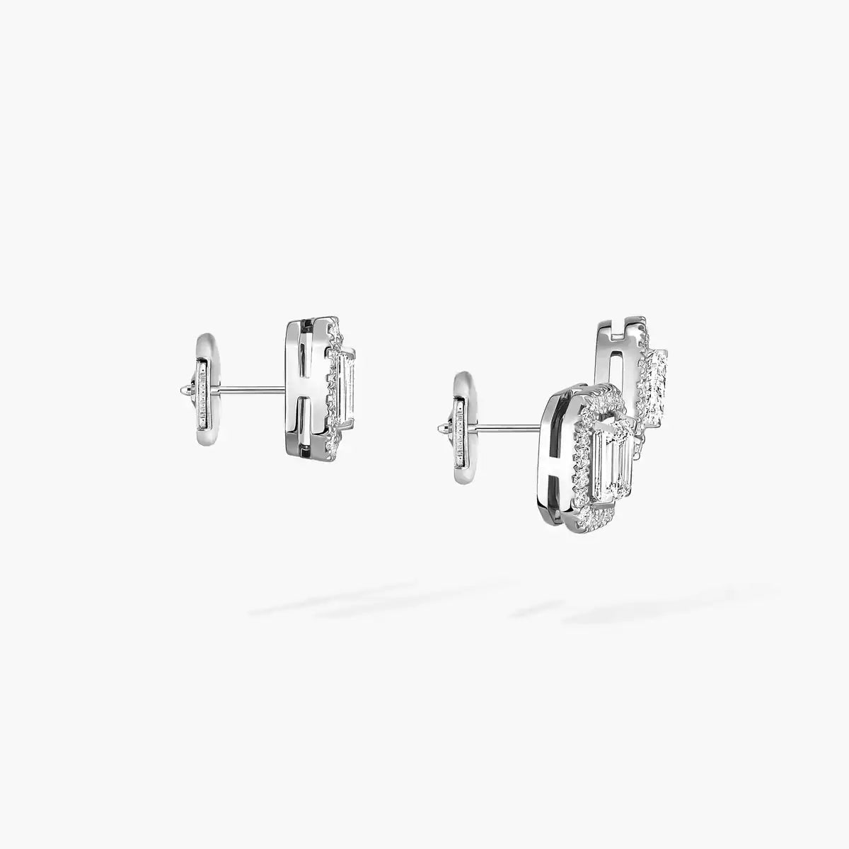 [NOBLE AURA]Diamond Earrings 0,10ct My Twin 1+2