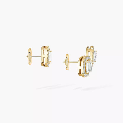 [NOBLE AURA]Diamond Earrings 0,10ct My Twin 1+2