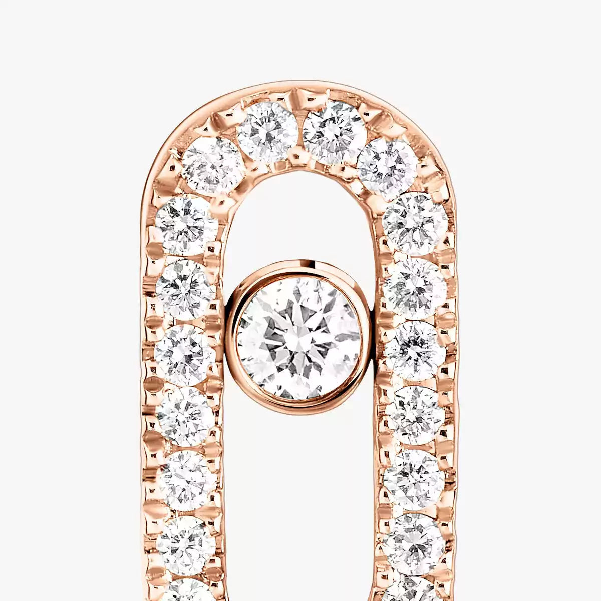 [NOBLE AURA]Move Uno Diamond Earrings