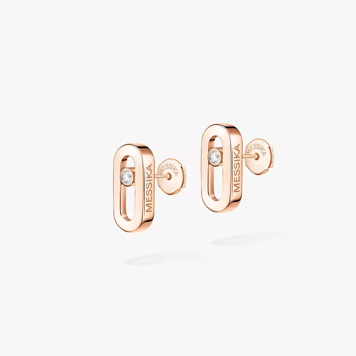 [NOBLE AURA]Move Uno Diamond Stud Earrings