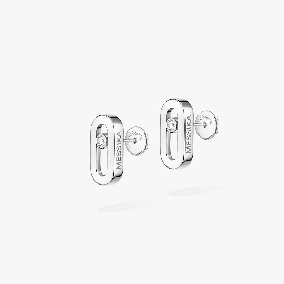 [NOBLE AURA]Move Uno Diamond Stud Earrings