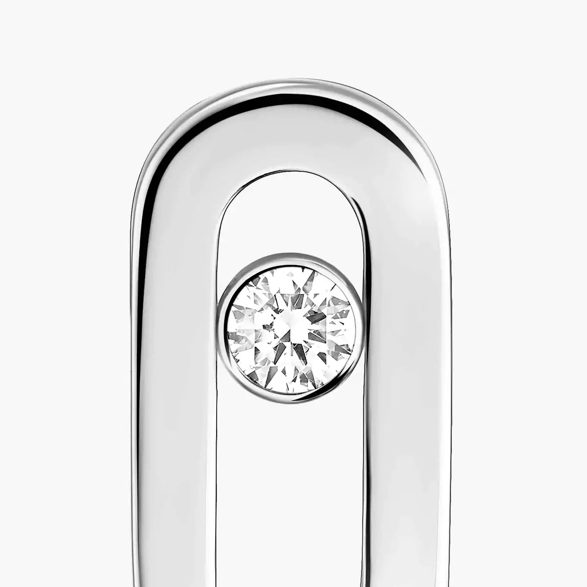 [NOBLE AURA]Move Uno Diamond Stud Earrings