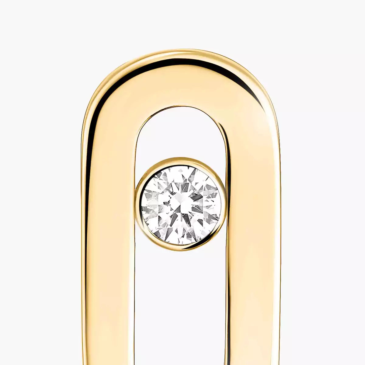 [NOBLE AURA]Move Uno Diamond Stud Earrings