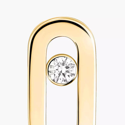[NOBLE AURA]Move Uno Diamond Stud Earrings