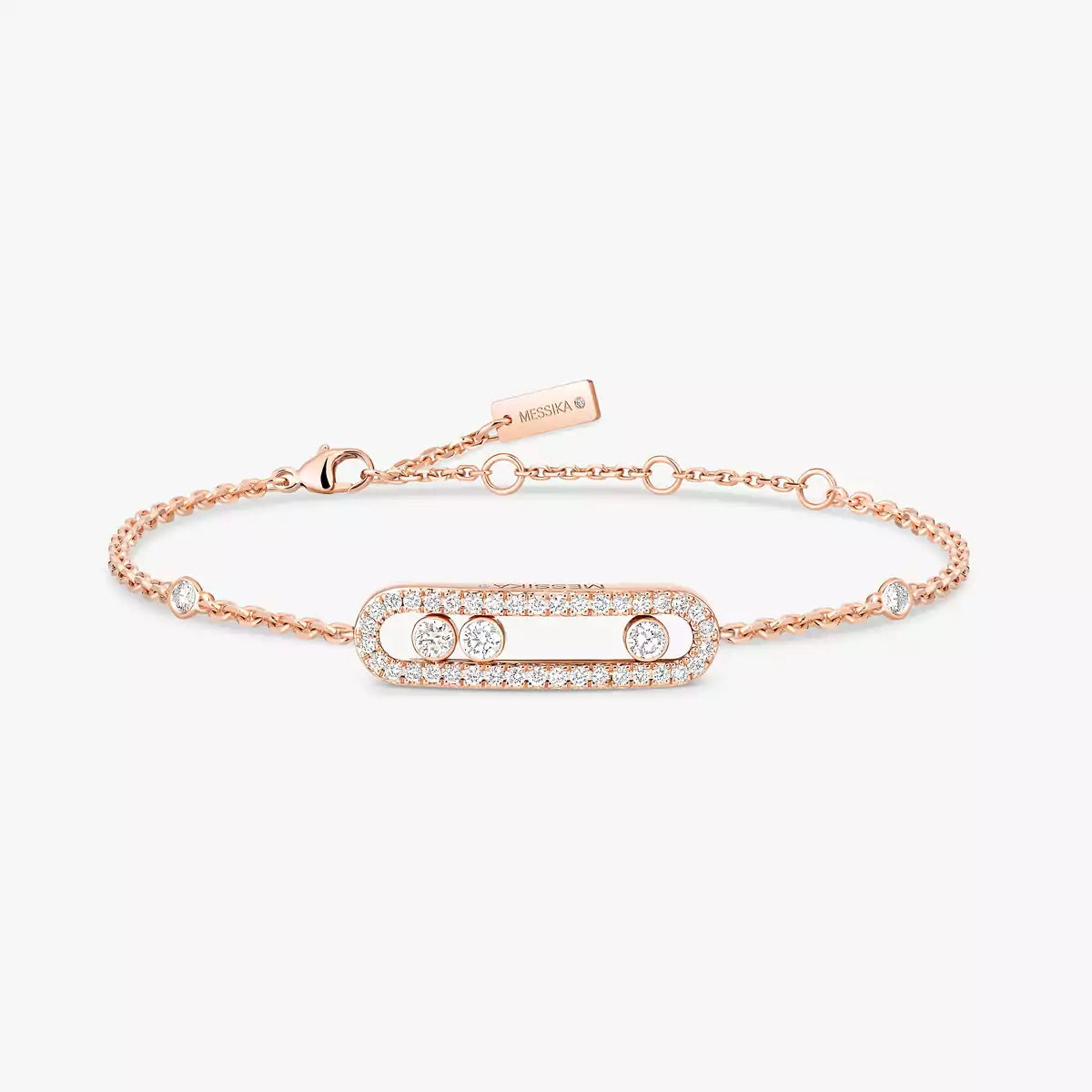 [NOBLE AURA]Pavé Baby Move Diamond Bracelet