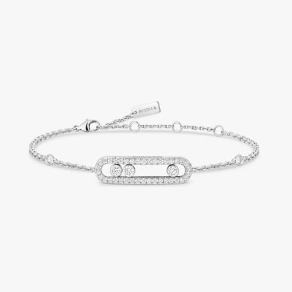 [NOBLE AURA]Pavé Baby Move Diamond Bracelet