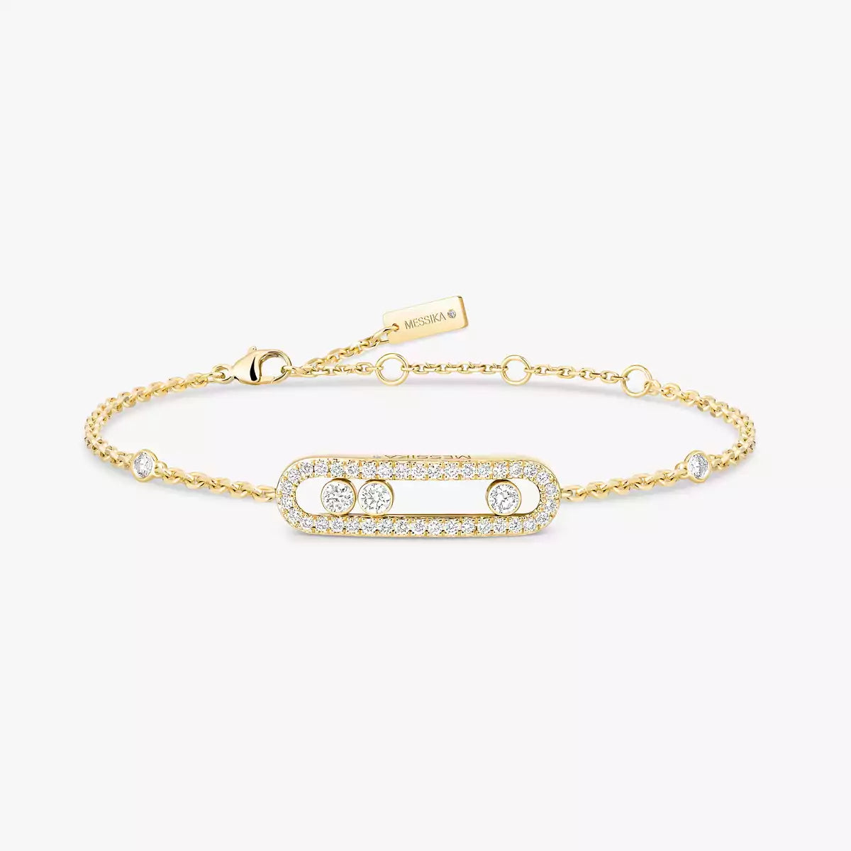 [NOBLE AURA]Pavé Baby Move Diamond Bracelet