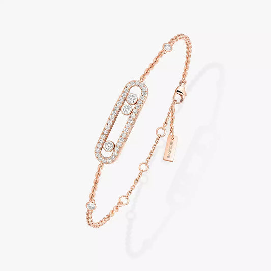[NOBLE AURA]Pavé Baby Move Diamond Bracelet