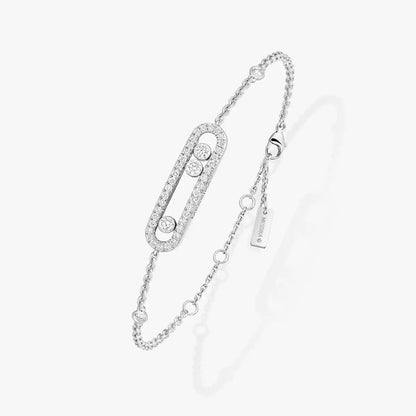[NOBLE AURA]Pavé Baby Move Diamond Bracelet