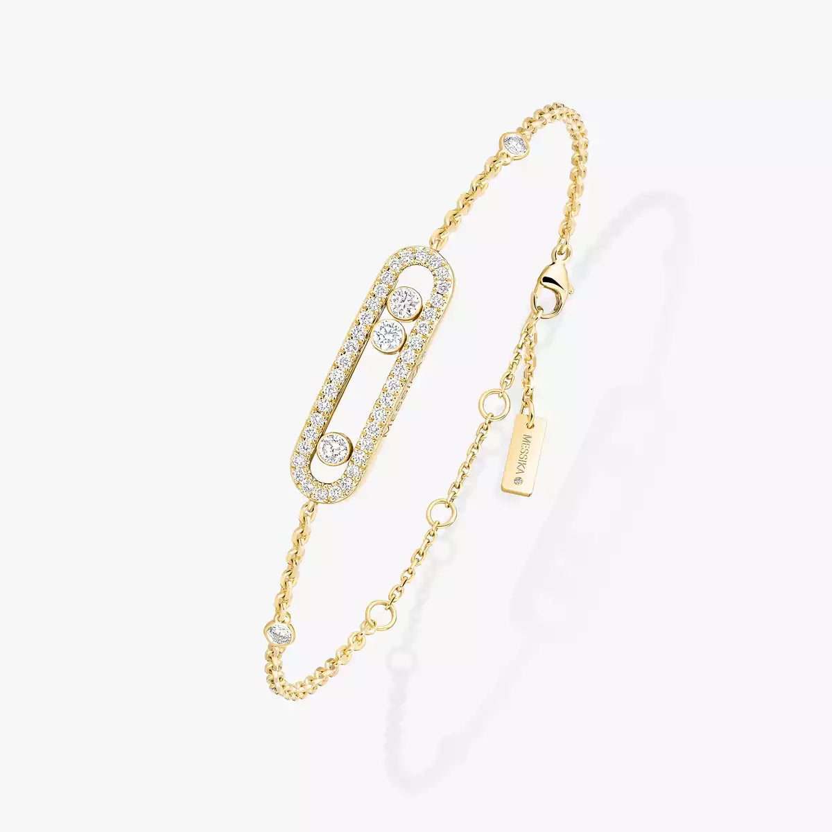 [NOBLE AURA]Pavé Baby Move Diamond Bracelet
