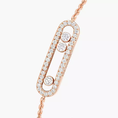 [NOBLE AURA]Pavé Baby Move Diamond Bracelet