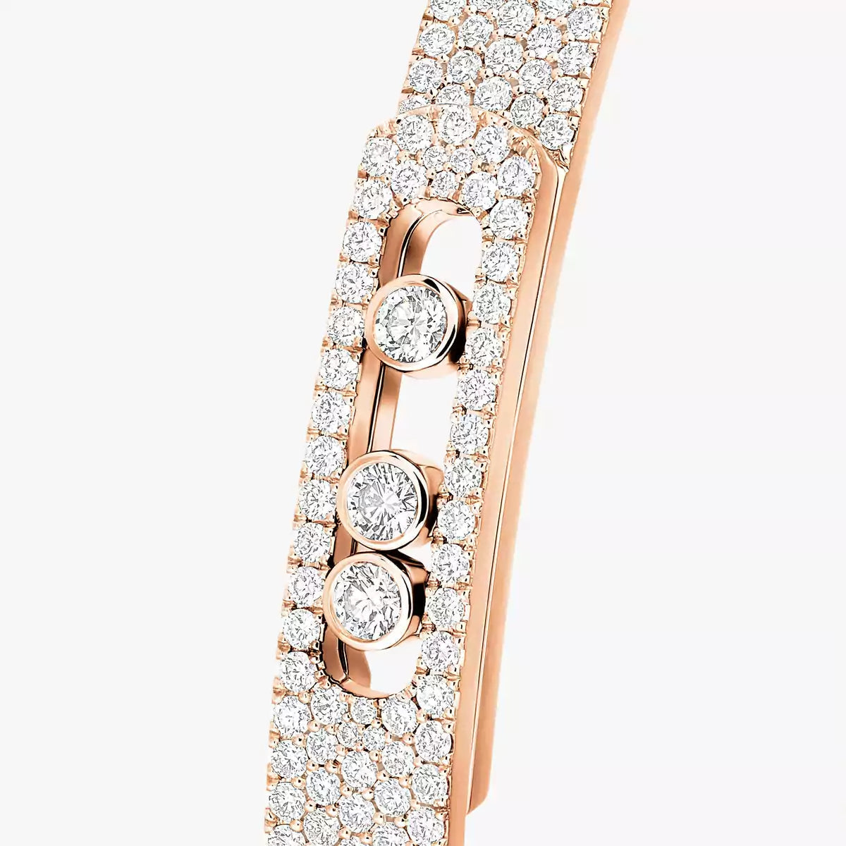 [NOBLE AURA]Move Noa Full Pavé Diamond Bangle Bracelet