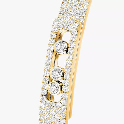[NOBLE AURA]Move Noa Full Pavé Diamond Bangle Bracelet