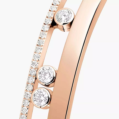 [NOBLE AURA]Move Romane Diamond Bangle Bracelet