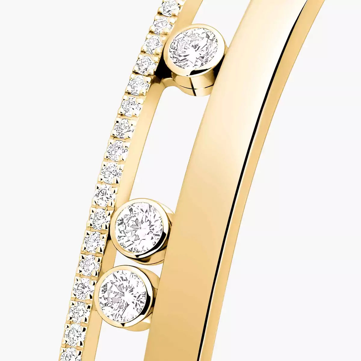 [NOBLE AURA]Move Romane Diamond Bangle Bracelet