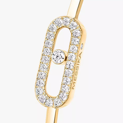[NOBLE AURA]Move Uno pavé flex bangle medium